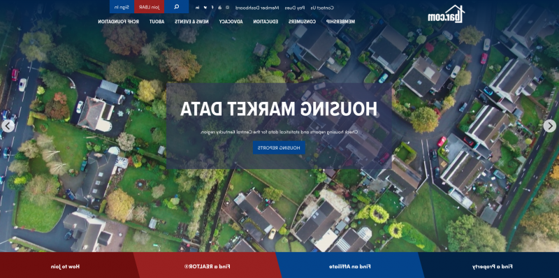 Real Estate Association Homepage Features
